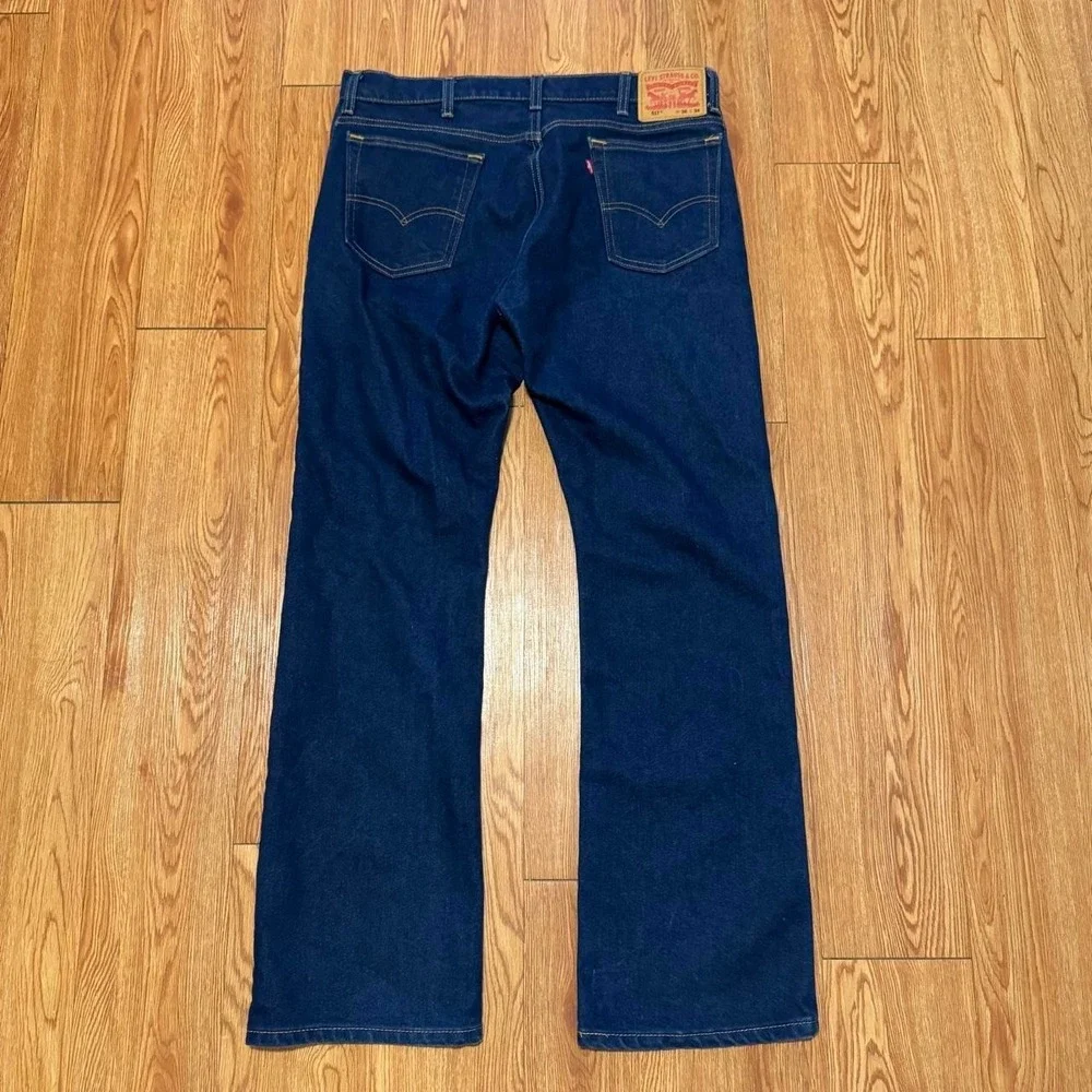 Levi's 517 Men's Jeans Fits 36x33 Boot Cut Denim Western Cowboy